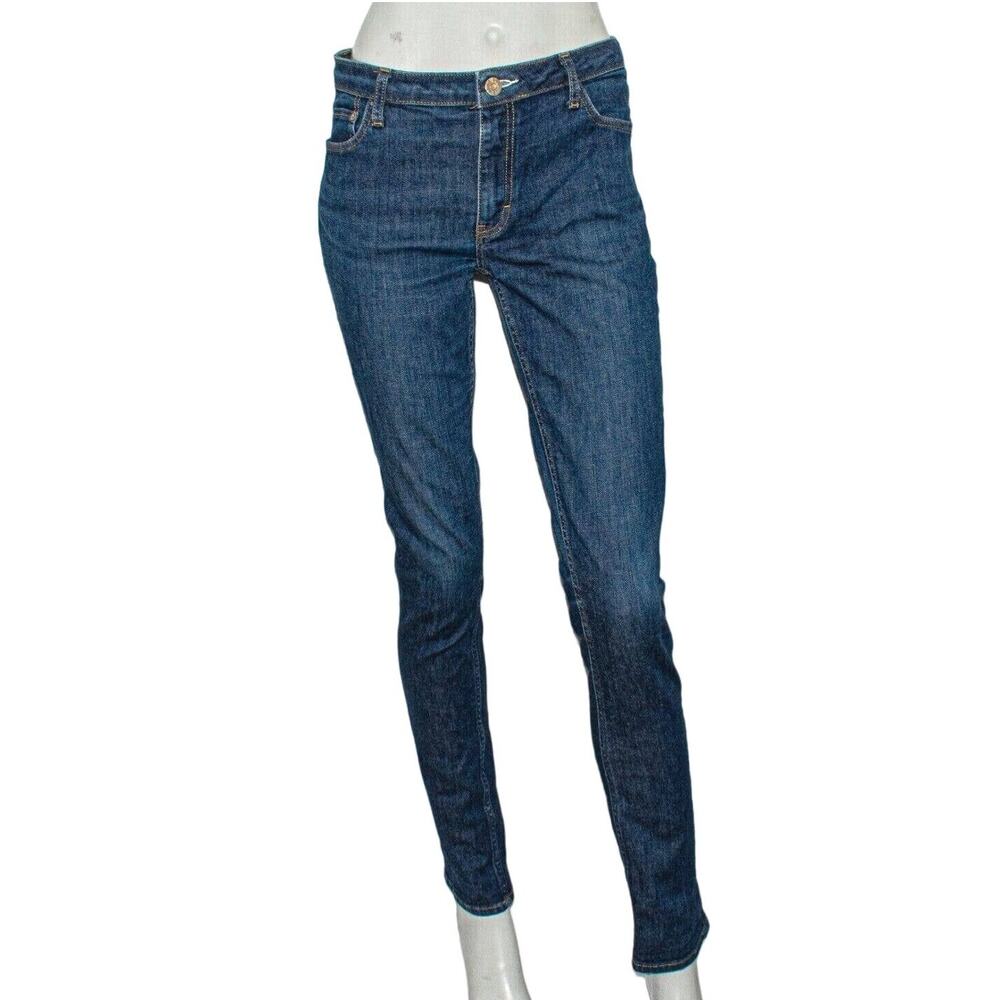 Acne Studios Women's Size 28 the Flex Raw Reform Denim Jeans Blue